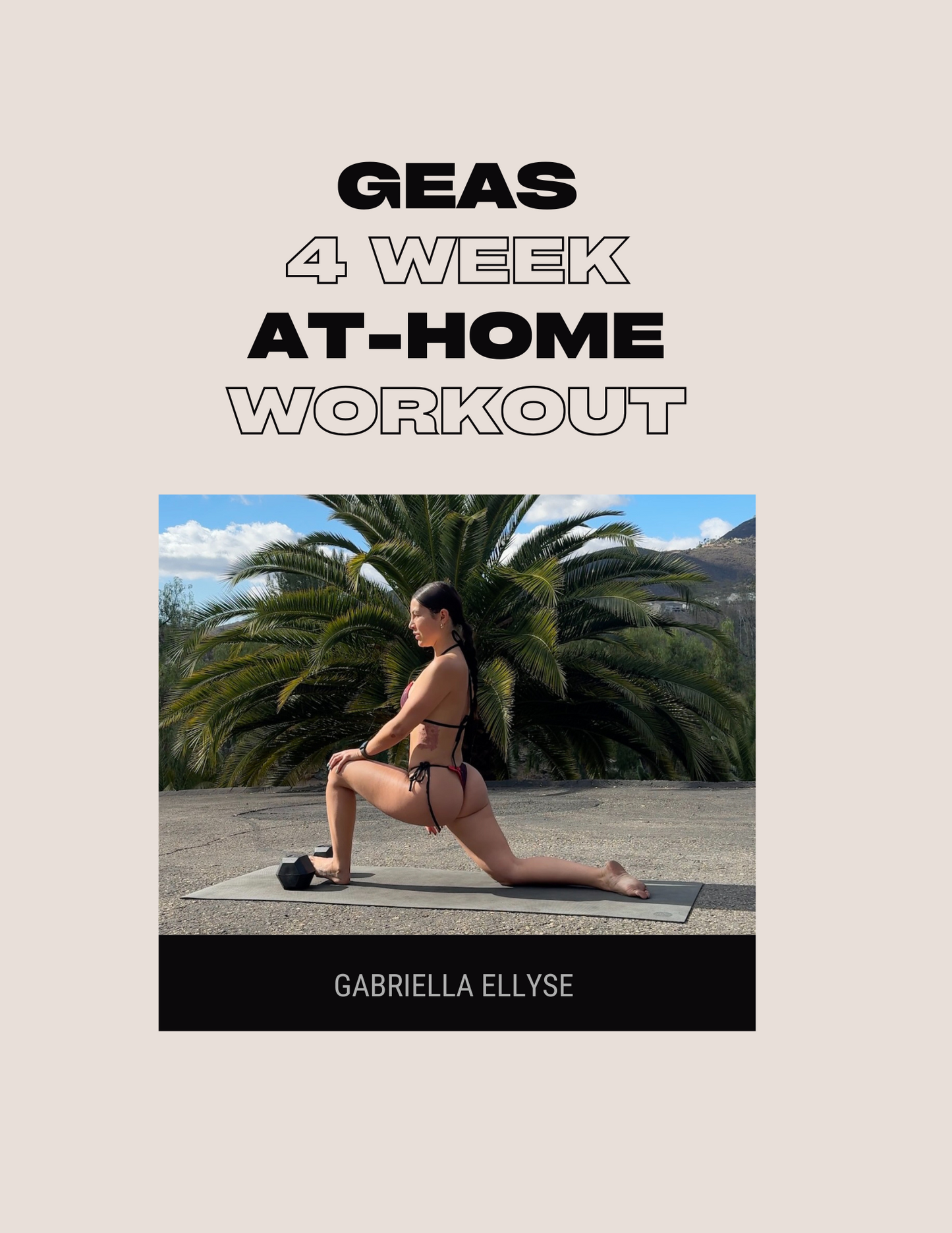 4 Week At-Home Workout Guide & Calendar
