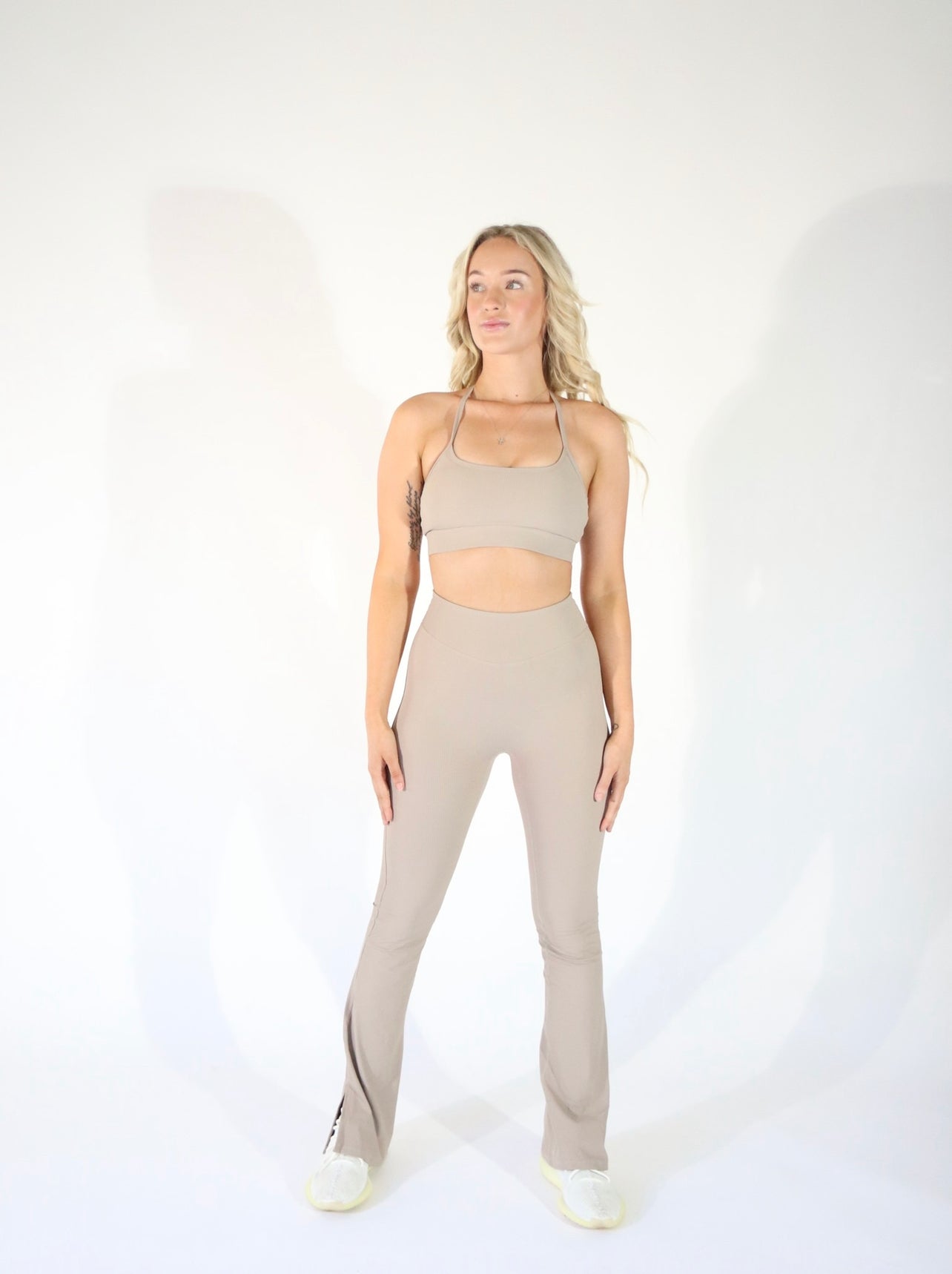 Khaki Flare Pant
