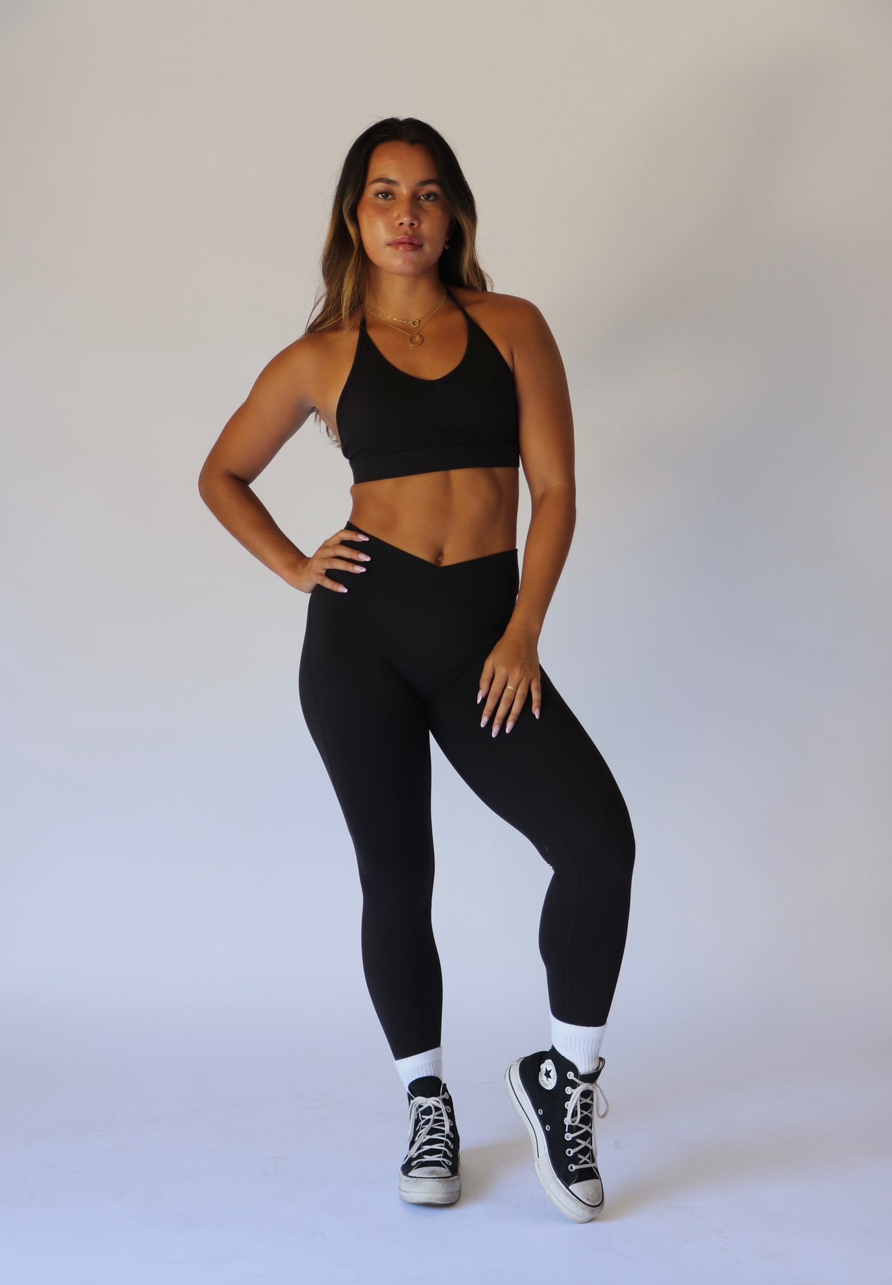 Essential Black V Cut Legging