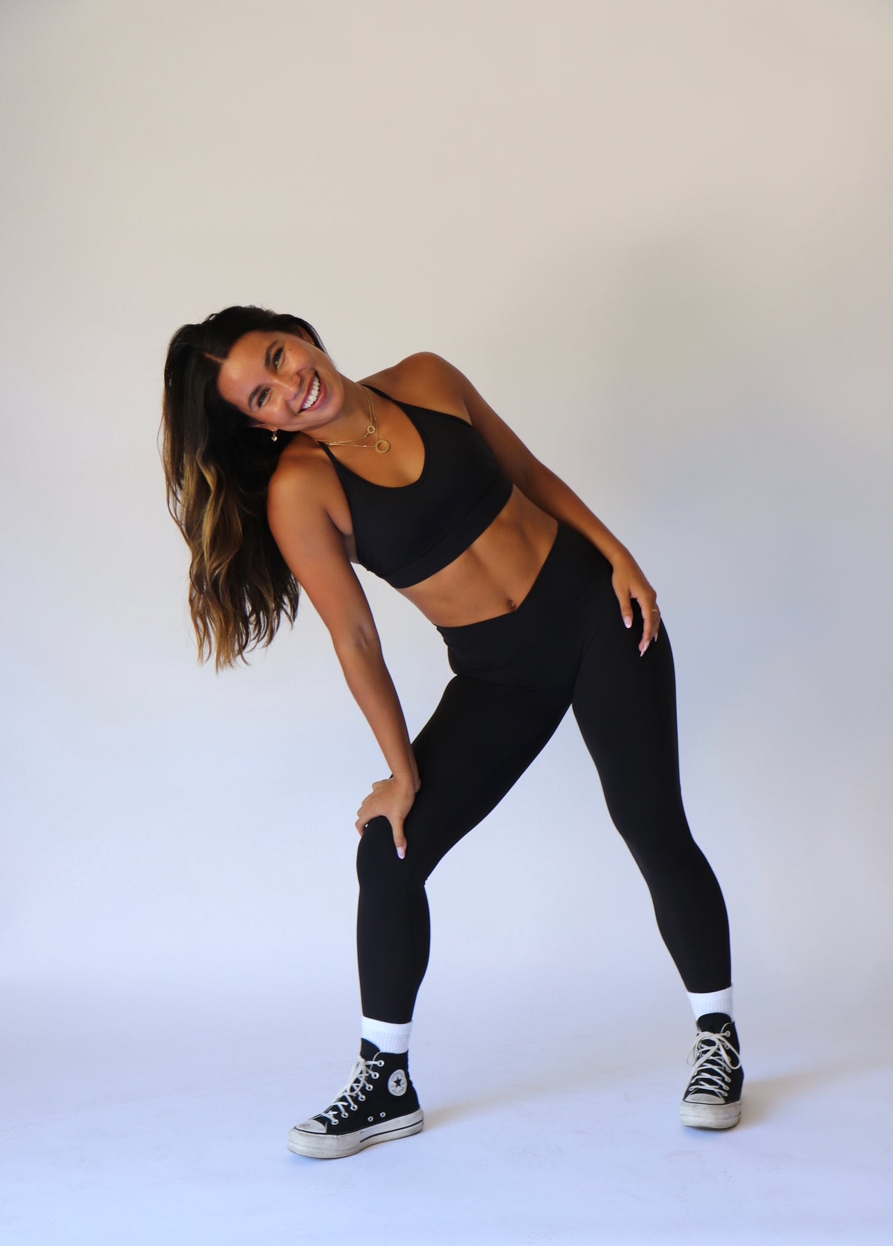Essential Black V Cut Legging