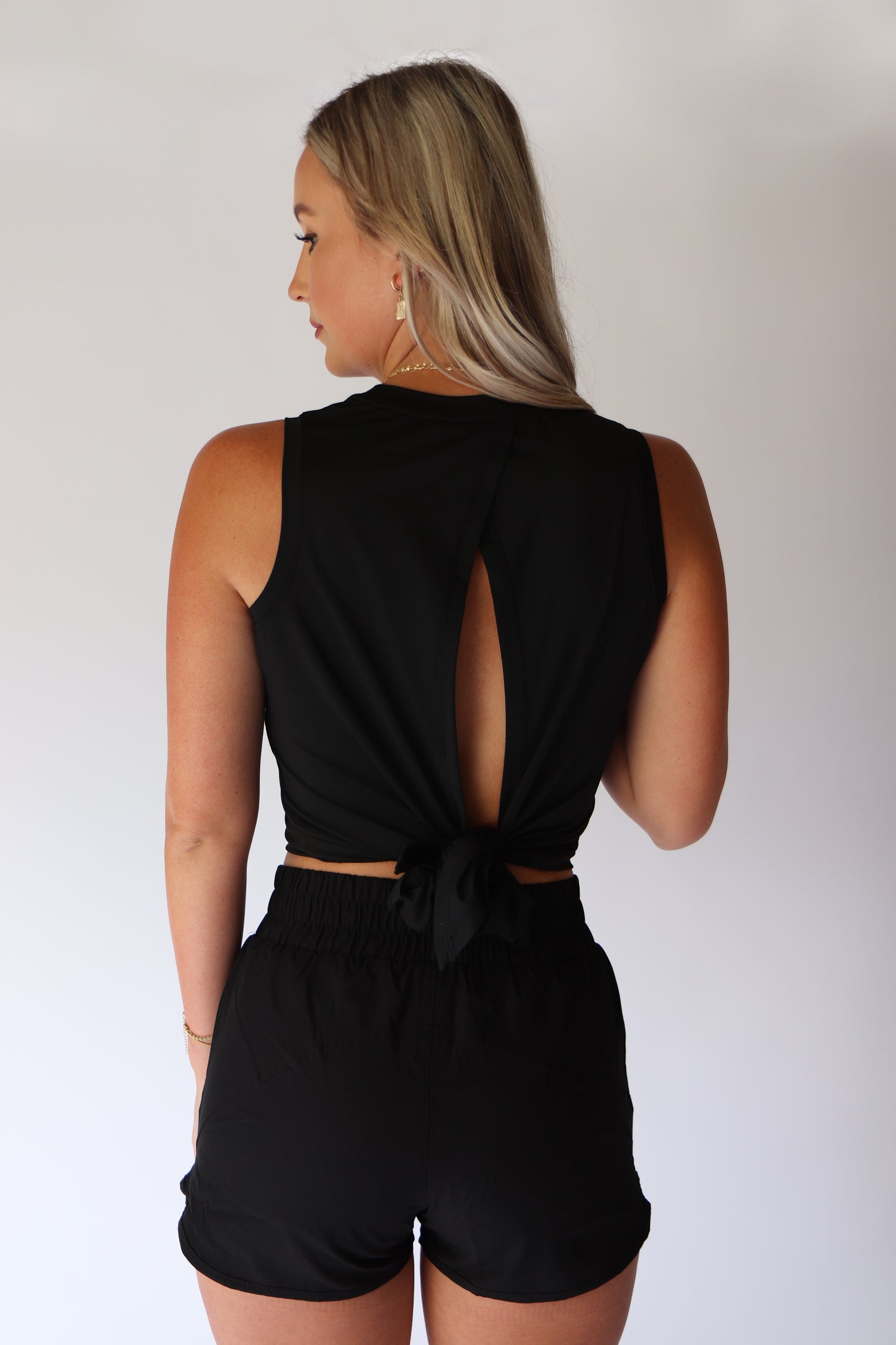 Open Back Sleeveless Tank