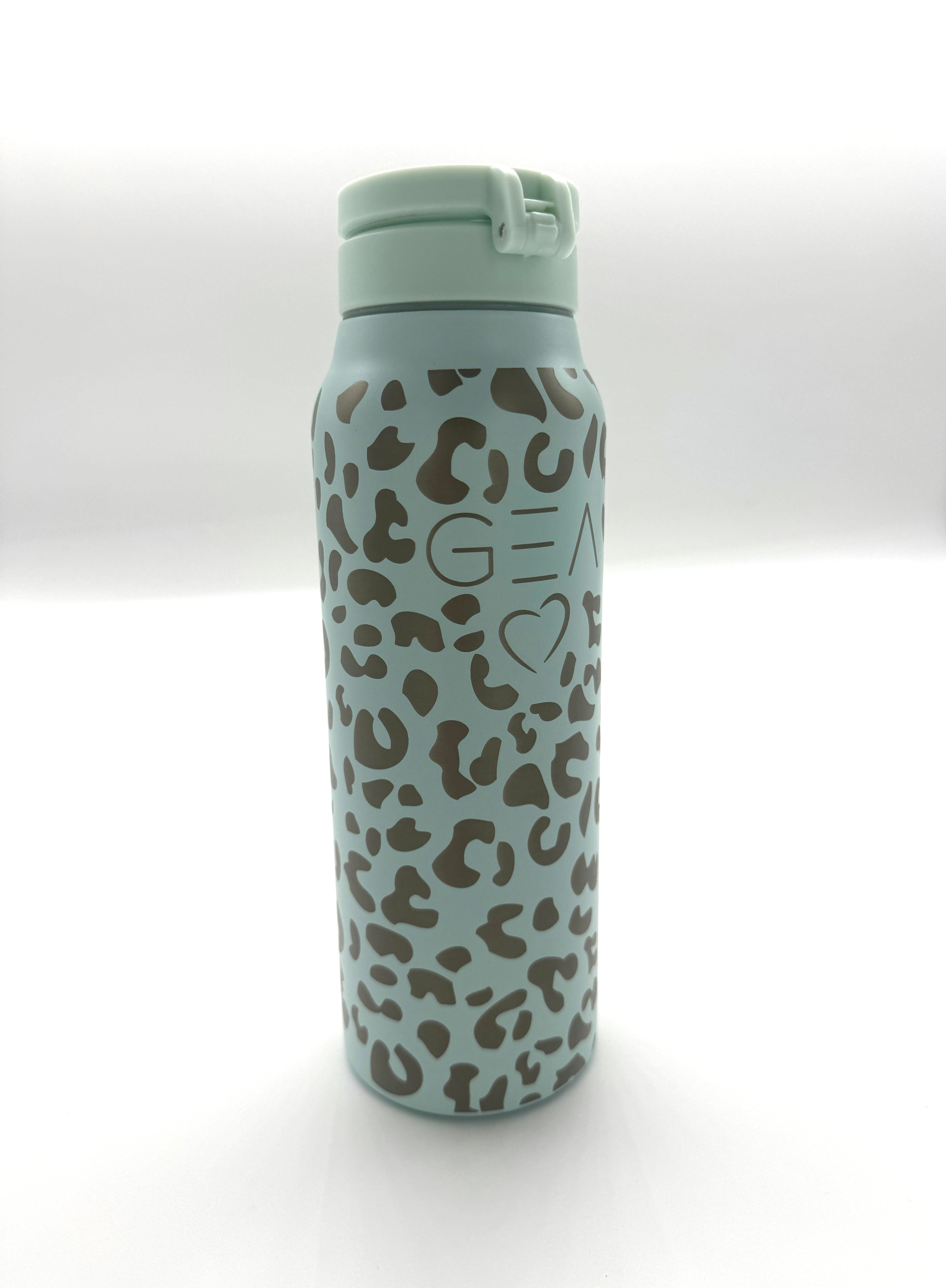 Mag Safe Leopard 24oz Water Bottle