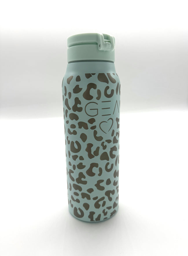 Mag Safe Leopard 24oz Water Bottle