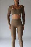 Chestnut V Scrunch Legging