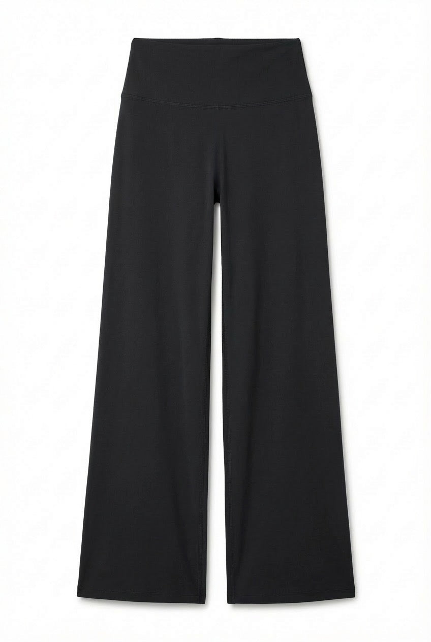 black straight leg pant
short and tall version  
