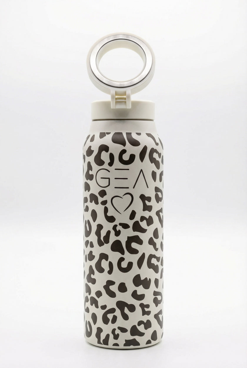 Mag Safe Leopard 24oz Water Bottle