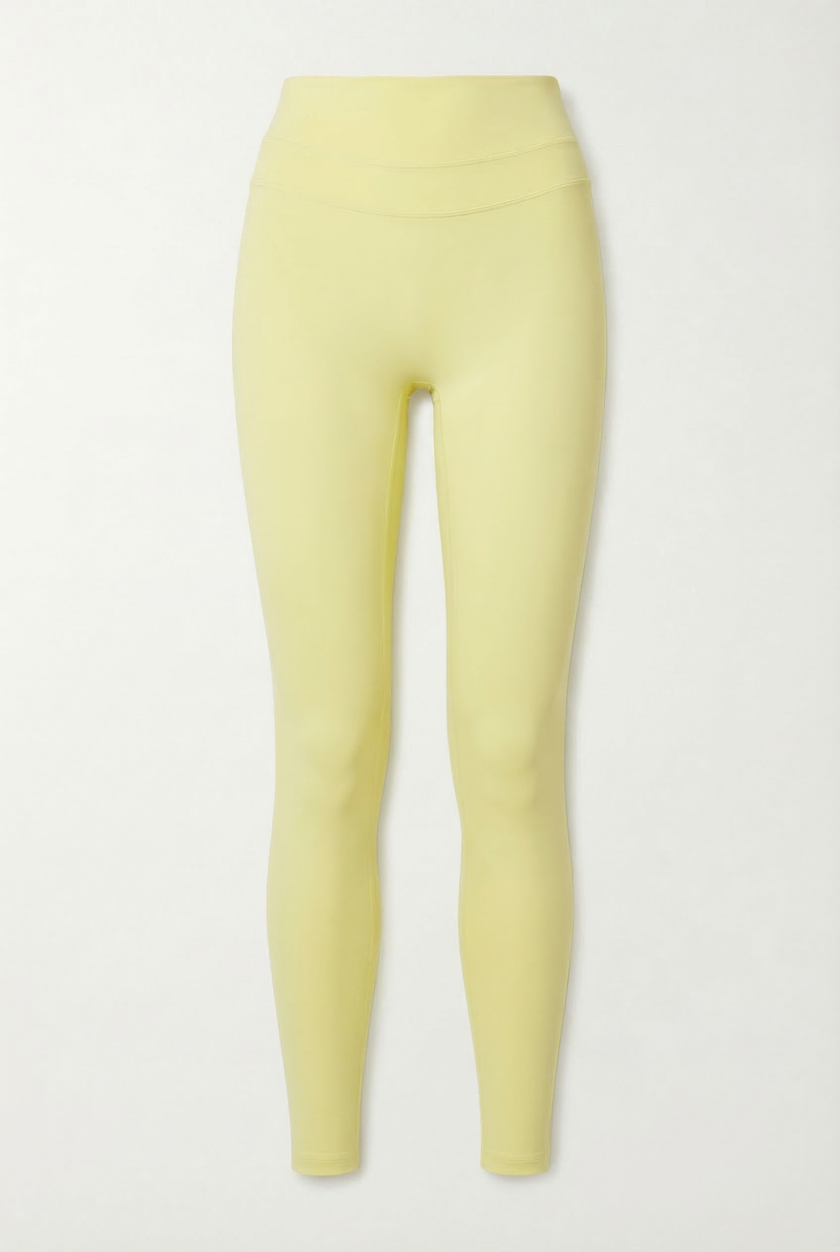 Yellow leggings on a white background