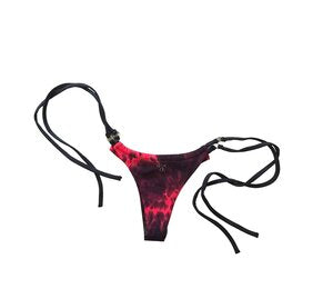 Gea 27 Red Tie Dye Bikini Bottom